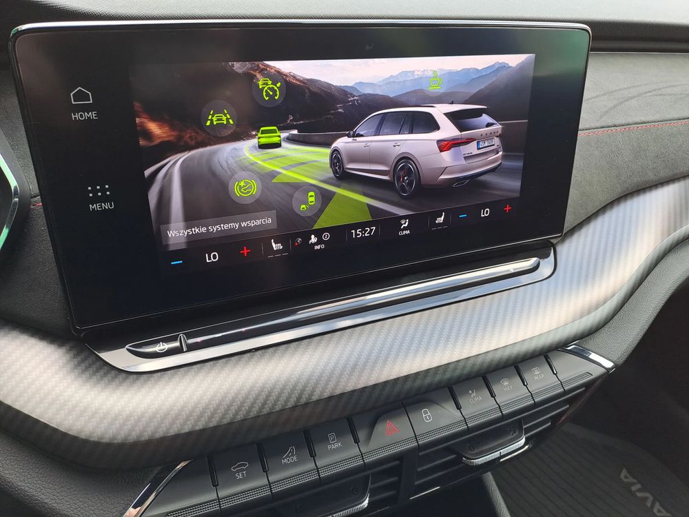SKODA OCTAVIA RS 4X4 2.0TDI 200KM Canton HAK Martwe pole 3s.Klima VAT 23% PL ASO