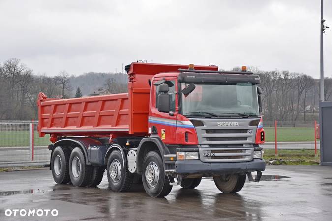 Scania P380 * WYWROTKA 6,10m + BORDMATIC * 8x4 - 1