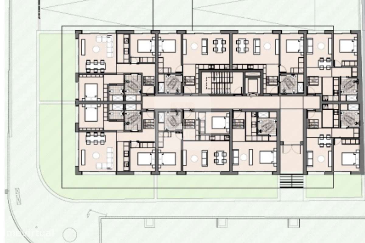 Apartamento T1+1 com terraço à Praia de Canidelo-13
