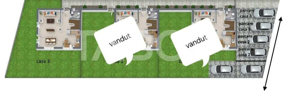 Casa individuala de vanzare in Selimbar - doar mobilierul ii trebuie - Imagine principală: 3/7