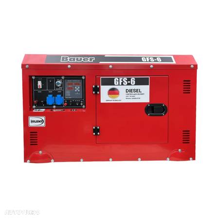 Set Generator de Curent Electric, Diesel, Bauer GFS - 6, 6 kVA / 6 KW, Tehnologie Germana, 4 buc - 3