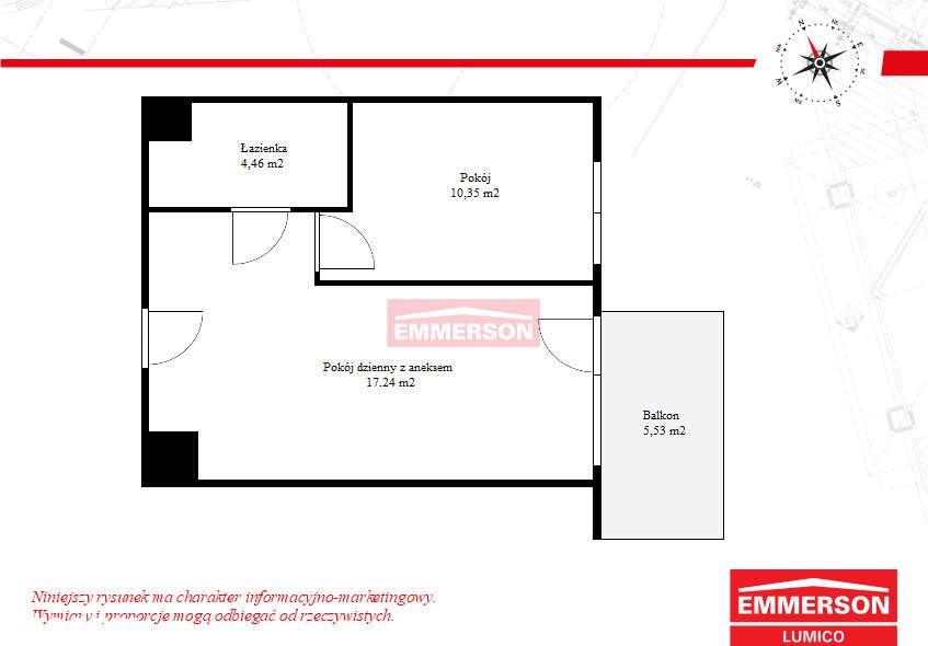 Uniwersytet Ekonomiczny, Centrum, 2-pokoje - Pełny obrazek: 4/4