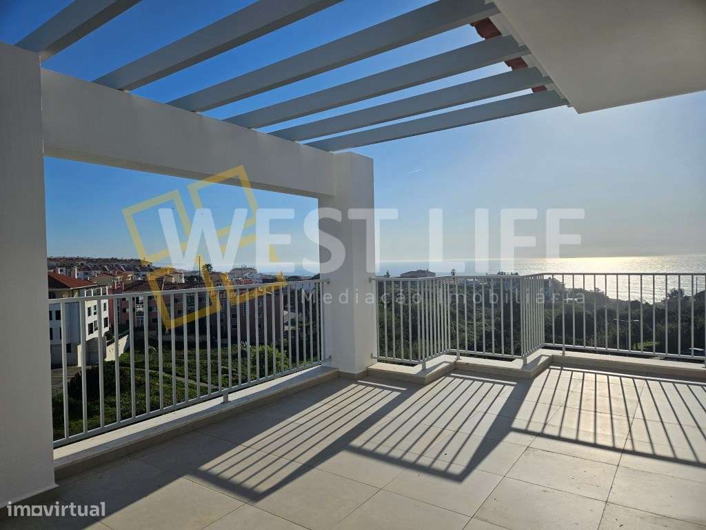 Penthouse T3 com 3 suítes e terraço com magnifica VISTA MAR - Ericeira-7