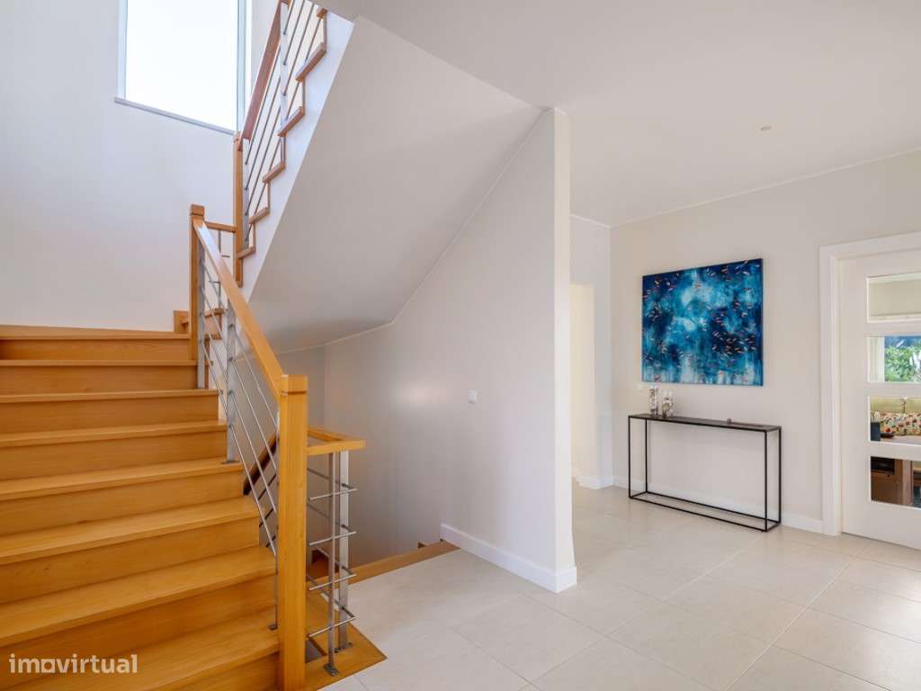 Moradia T3 com piscina, jardim, garagem e vista no Praia d'el Rey B...-8