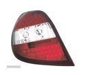 FAROLINS TRASEIROS LED PARA RENAULT CLIO III 05-09 VERMELHO BRANCO - 2