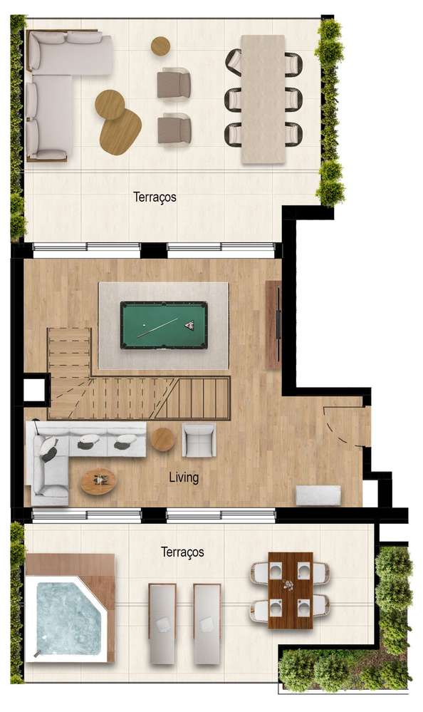 Excelente Apartamento T3 Duplex com amplo terraço-11