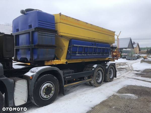 MAN TGS 32.360 8x4 piaskarka solarka schmidt euro5 pług - 19