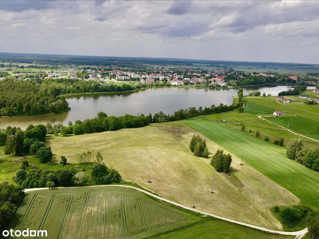 Działka nad jeziorem