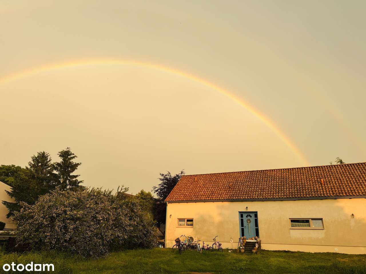 Dom pod niebem z klimatyzacją i dużą działką