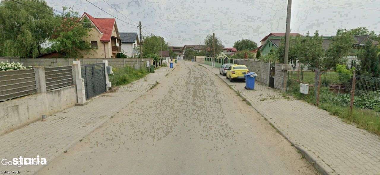 Dragomiresti Vale teren constructii 663 mp,asfalt,utilitati - Imagine principală: 2/3