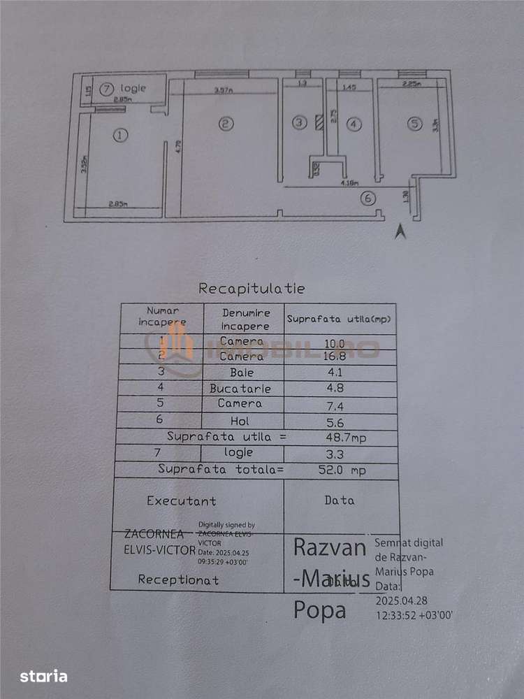 Apartament 3 camere Mircea cel Batran-3