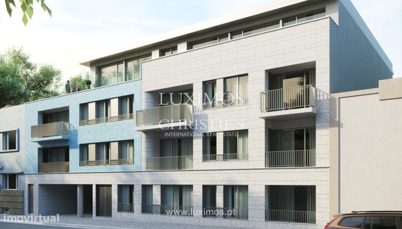 Apartamento novo com varanda, para venda, no Porto
