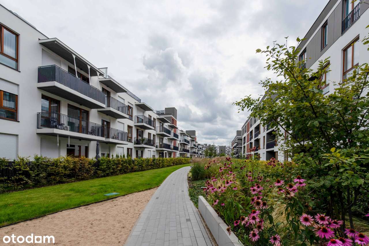 Nowe, wykończone 3 pok. o pow. 61 m2, + loggia, miasteczko Wilanów.-17