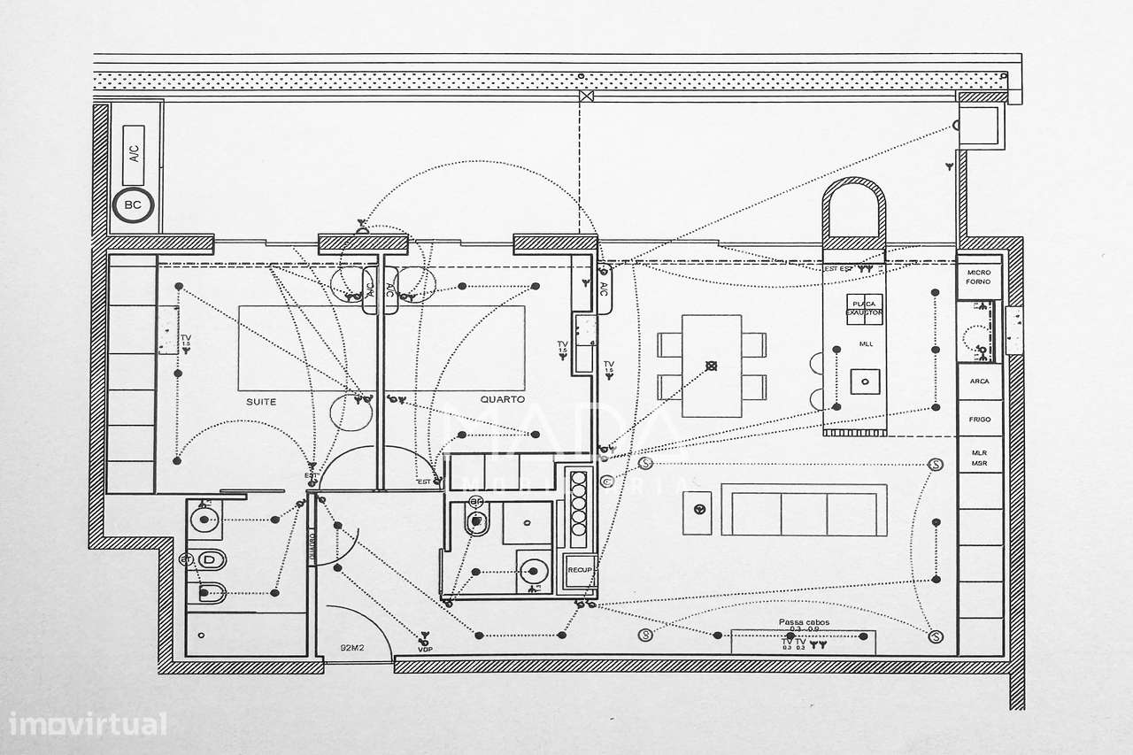 Apart. T2 (último piso) c/garagem (2 carros) e terraço em Real, Braga-22