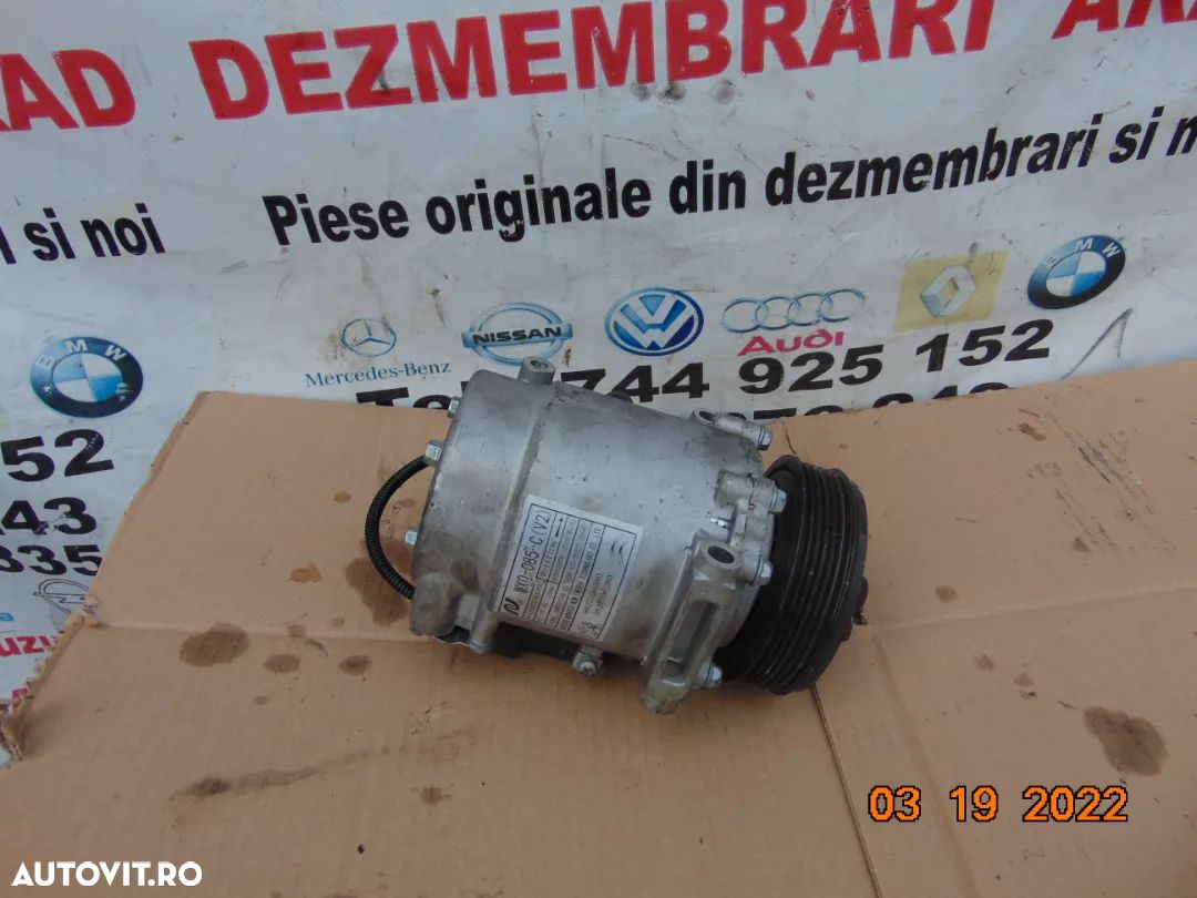 Compresor clima Opel Crossland 1.2 Corsa F Peugeot 2008 3008 308 208 partner citroen c3 c4 cactus berlingo - 1