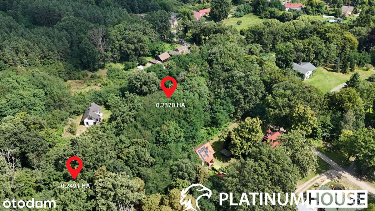 Malowniczo położone działki - Pełny obrazek: 2/2