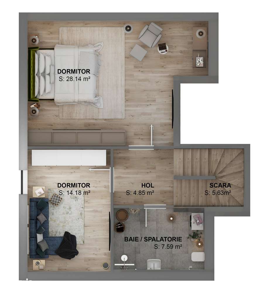 Vila tip duplex - 5 camere Mobexpert Homes Pipera - Direct Dezvoltator-16