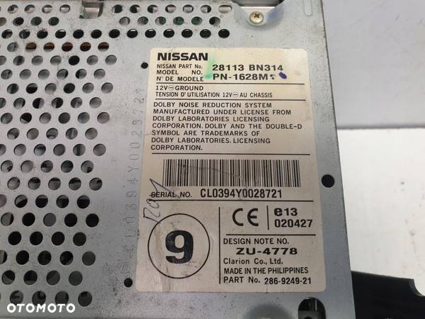 Nissan Almera N16 RADIO 28113 BN314 - 3