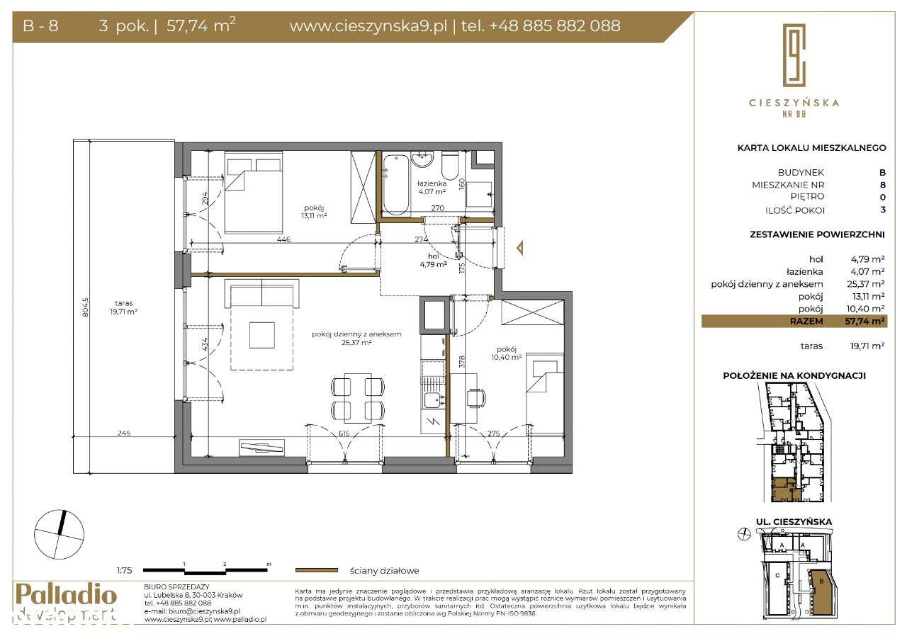 GOTOWE DO ODBIORU | Cieszyńska 9 | B-8 - Pełny obrazek: 2/7