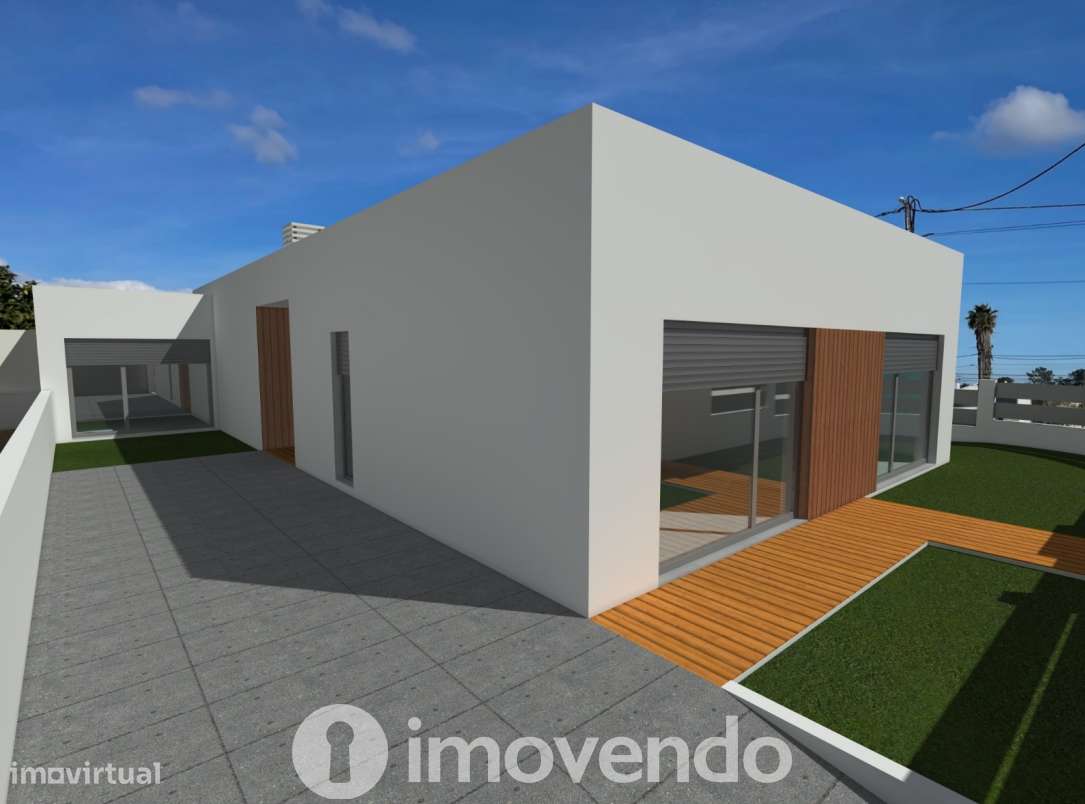 Moradia T3 em final de construção, com piscina, em Fernão Ferro - Grande imagem: 2/23