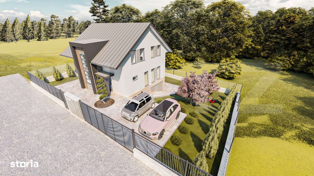 Casa Premium Individuala – Chinteni, 215 mp utili, teren 500 mp – - Imagine principală: 2/11