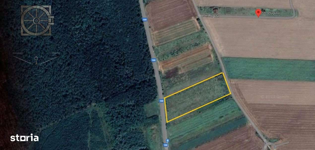 Teren 1016 Mp Acces Autostrada Soarelui - Branesti Ilfov- - Imagine principală: 5/6