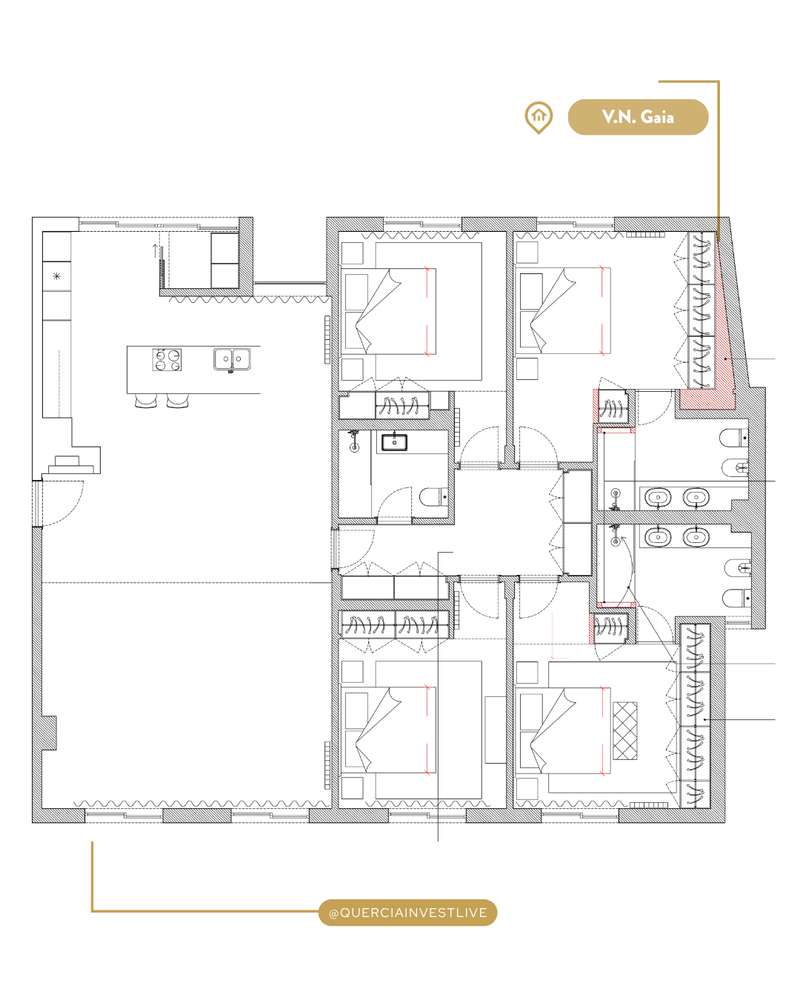 Apartamento T4 Novo • 198 m² • Quinta do Sardão – V.N.Gaia-1