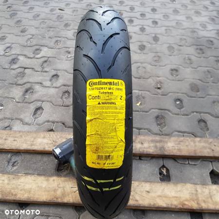 1x 120/70R17 M/C  Continental ContiMotion Z Nowa opona letnia Poznań - 1