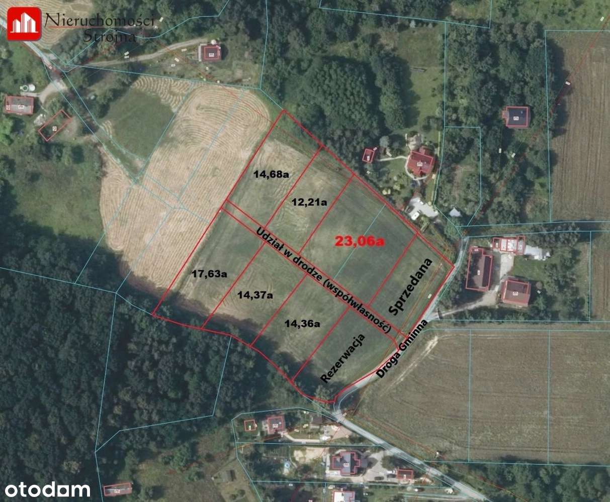 Malownicze, Bardzo Ładne działki 8km od Wieliczki - Pełny obrazek: 4/17