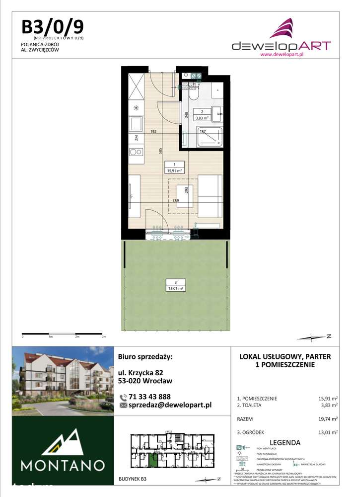 Montano | apartament 1-pok. | B3/0/9 - Pełny obrazek: 2/7