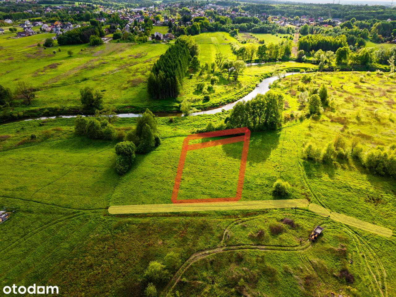 MALOWNICZA DZIAŁKA BUDOWLANE W SKAWINIE 1457m2-2