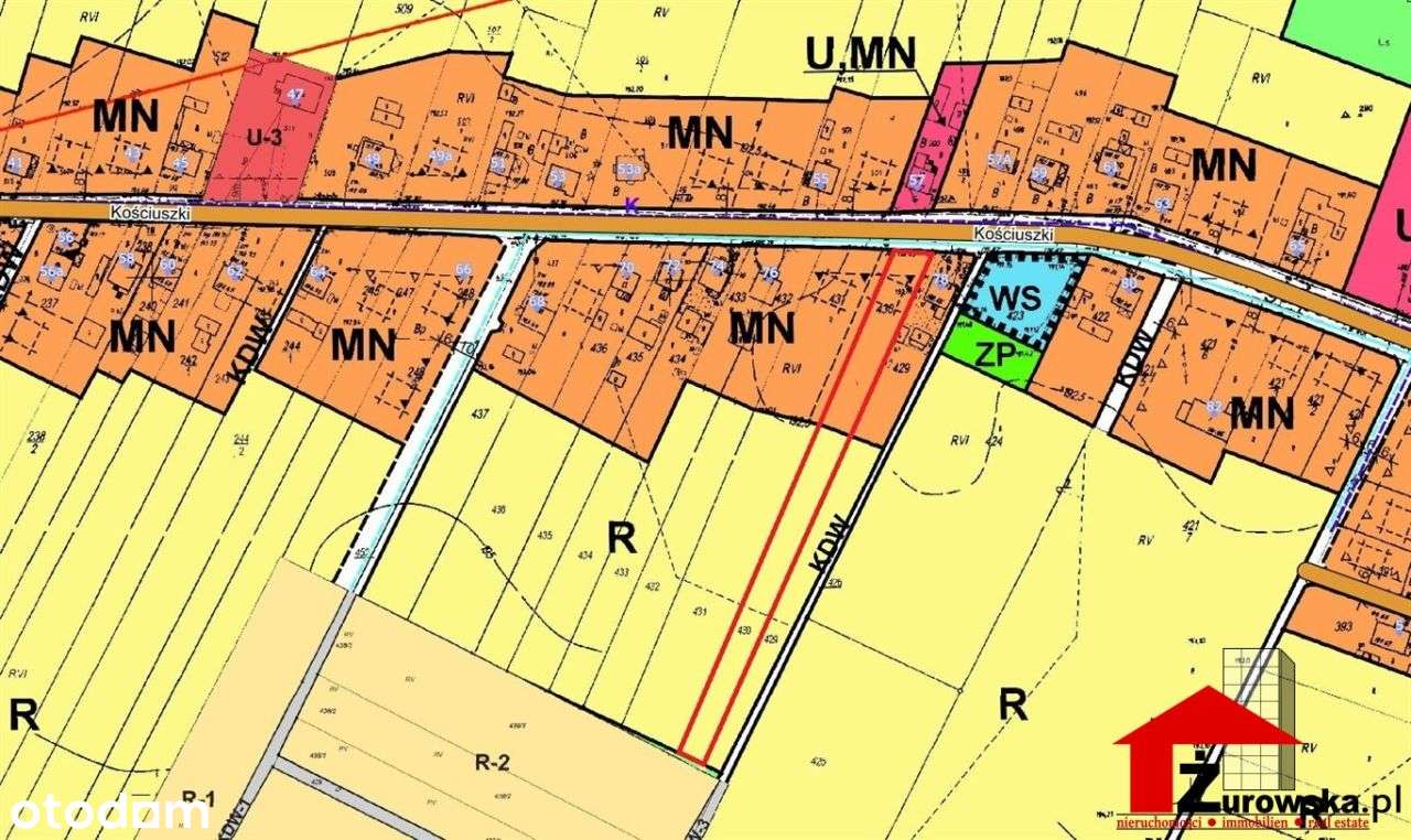 Działka, 2 690 m², Otmice-1