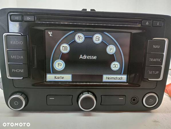 RADIO CD NAVIGACJA VW PASSAT TIGUAN GOLF TOURAN 3C8035279B S G C RNS 315 - 2