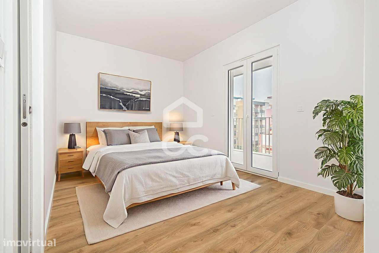 Apartamento T3 c/ Varanda | Condomínio JABA, Barreiro - Grande imagem: 5/60