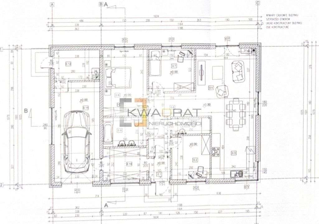 Nowoczesny dom parterowy z garażem - Cyganka-19