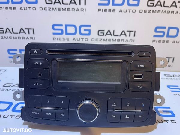 Radio CD Player cu AUX Auxiliar si USB Dacia Lodgy 2012 - 2017 Cod 281155216R 281155216 - 1
