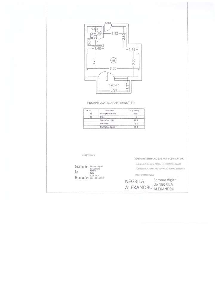 Garsoniera Calea Bucuresti-President,40 mp,bloc 2022.-0