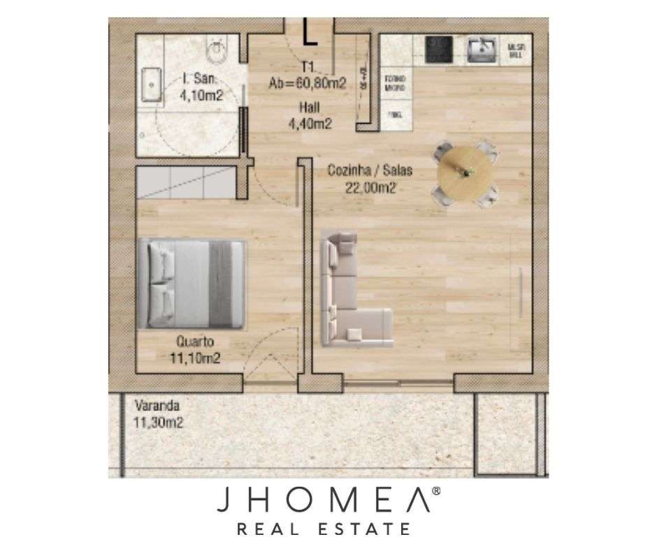 Apartamento T1 | VALLEY PLACE – Forca, Aveiro-8