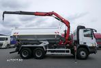 Mercedes-Benz ACTROS 2641 / 6x4 / BASCULANTE + HDS FASSI 155 - 6 M / HYDROBURTA / BORDMATIC / - 14