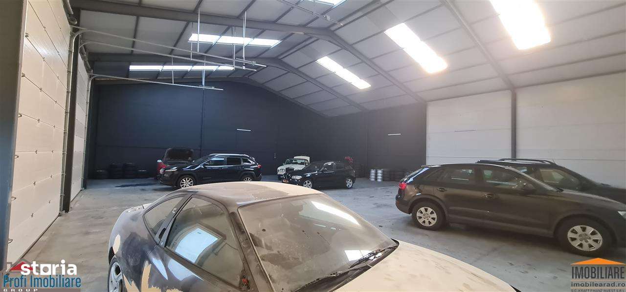 Hala noua langa A1 pe artera principala 360mp acces TIR  in interior - Imagine principală: 4/8