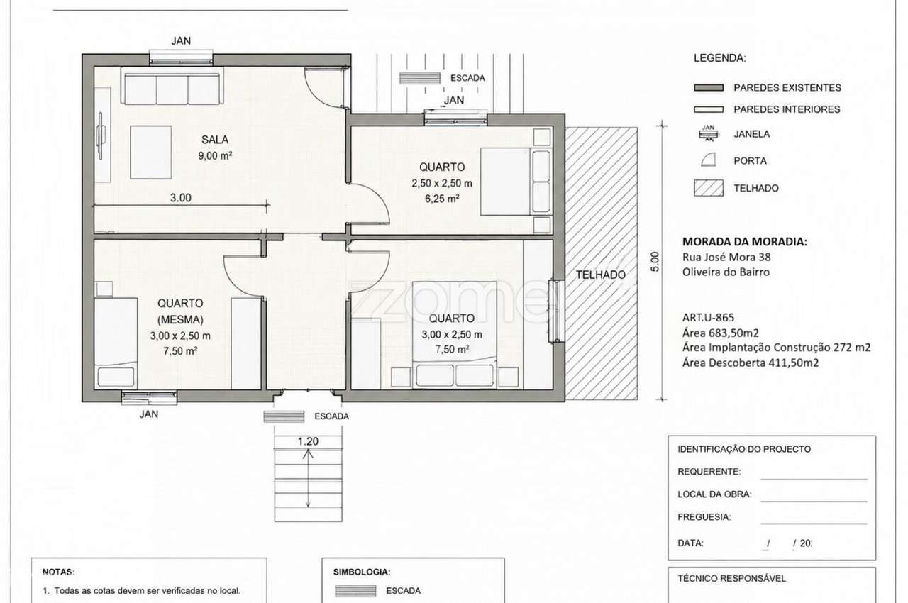 Moradia T4 | Bustos | Oliveira do Bairro | Garagem e Terreno-16