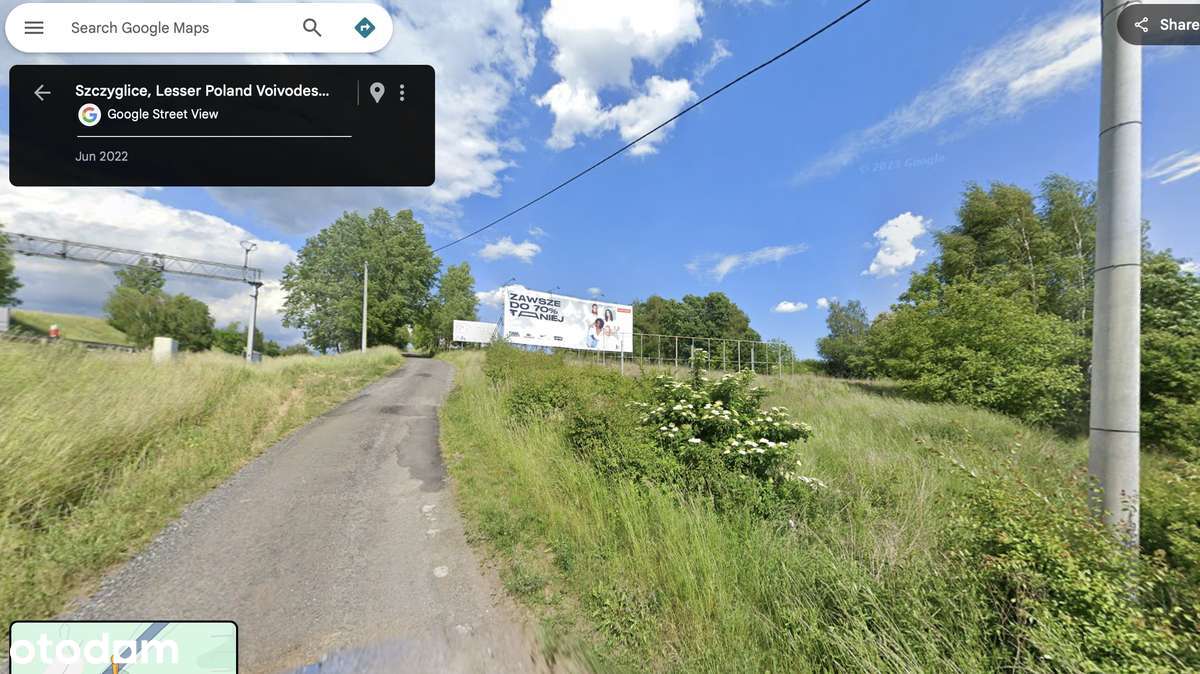 Działka budowlana 4600m² z mediami i dobrym dojazdem. - Pełny obrazek: 2/3