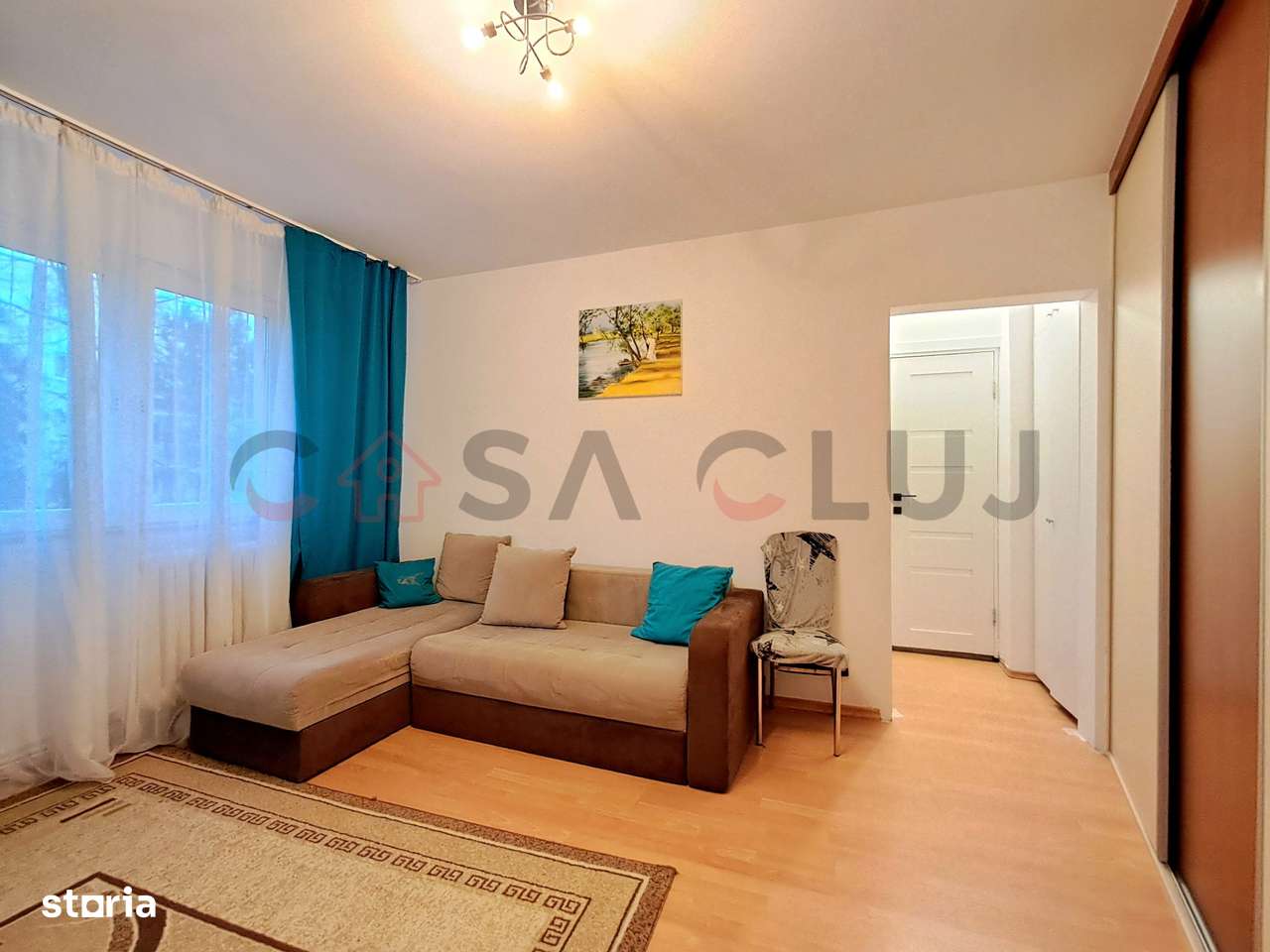 3 camere, Etaj1 /4  “La Terenuri”Manastur!! - Imagine principală: 5/9