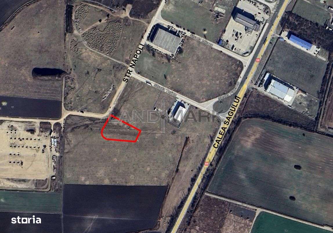 Teren industrial cu PUZ de vanzare in zona Sagului-0