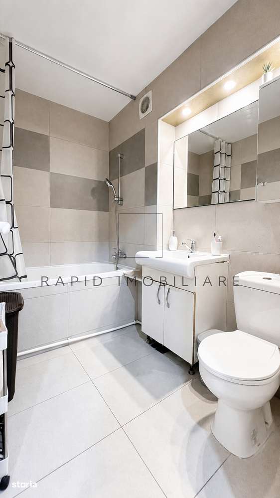 Apartament 2 Camere | Mobilat + Utilat Modern | Tiglina 1 | Parc-15