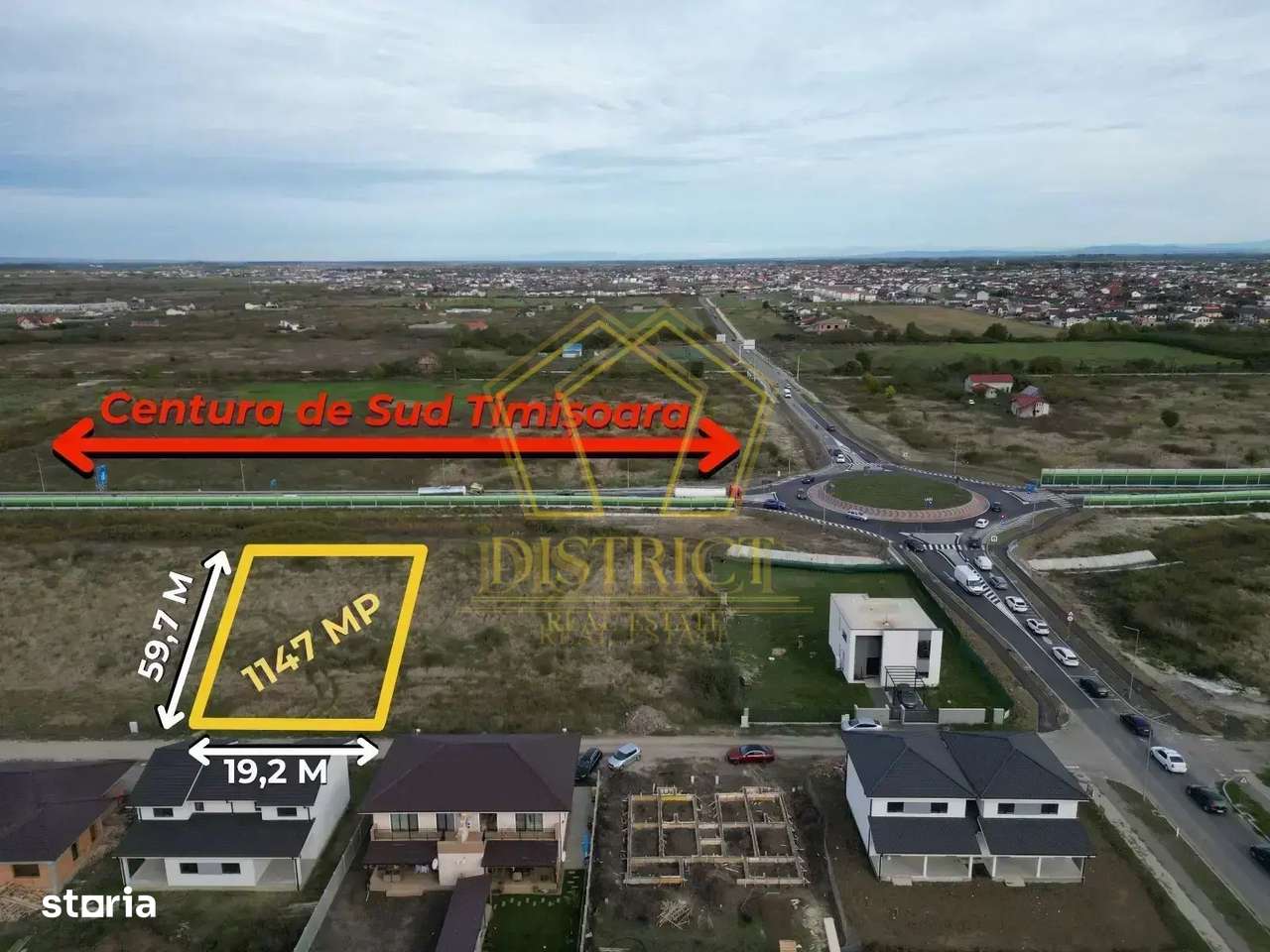 Teren pentru constructii case sau servicii | Drumul Boilor | Mosnita - Imagine principală: 3/3