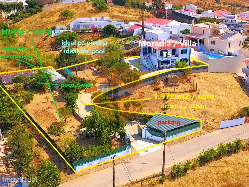 Moradia T5 com Terreno Urbano de 1.972 m² em Monte Francisco - Um R... - Grande imagem: 2/60