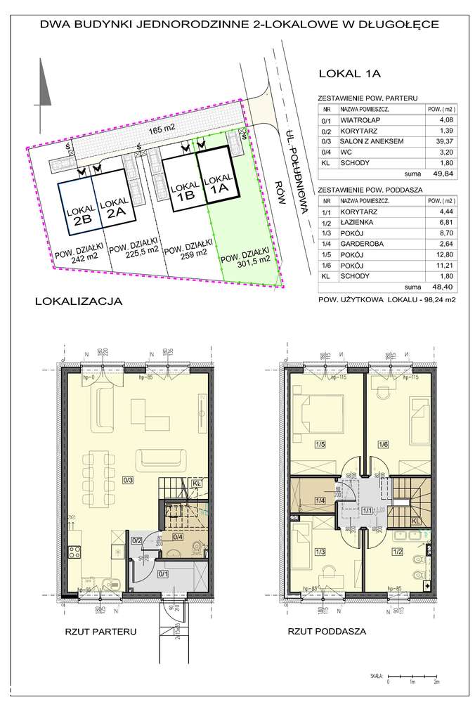 Centrum Długołęki, przy drodze asfaltowej, podłogówka, ogród, taras.-9