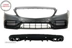 Bara Fata cu Difuzor si ornamente evacuare Mercedes C-Class W205 S205 (2014-2020) - livrare gratuita - 1