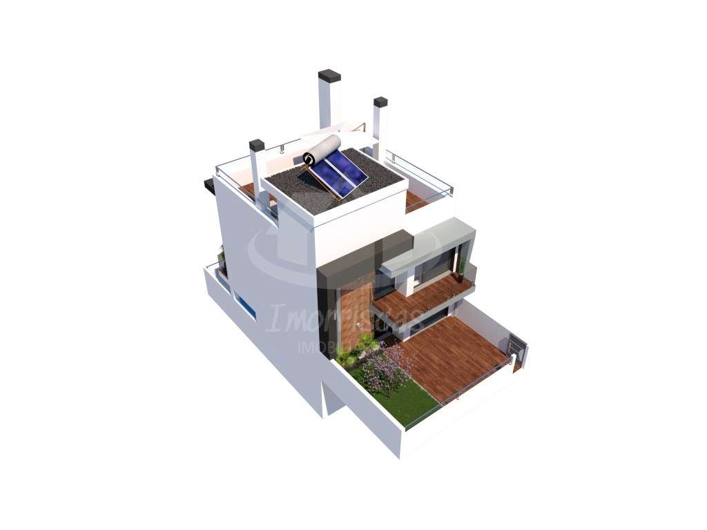 Moradia V4 com piscina e jardim privativo na Urbanização Terraços d...-9
